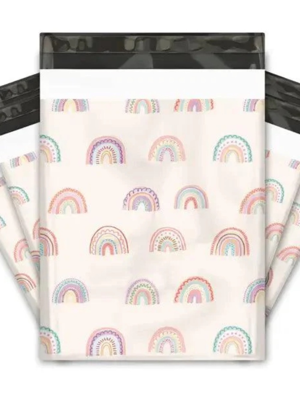 20 Rainbow Boho Polymailers 10x13 | Boho Shipping Bags | Boutique Packaging 🌈